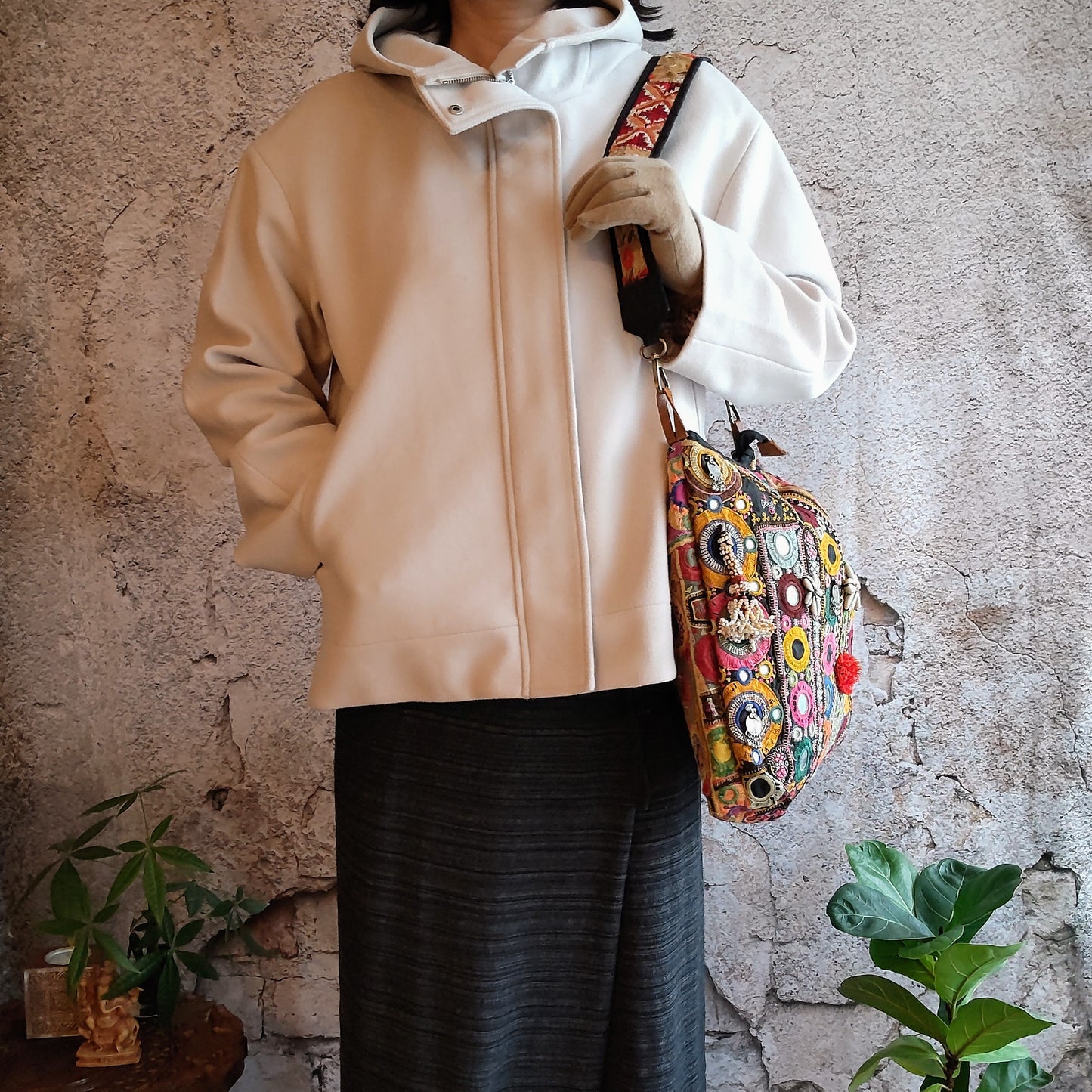 BLS-75b カラフルバンジャラショルダーバッグ