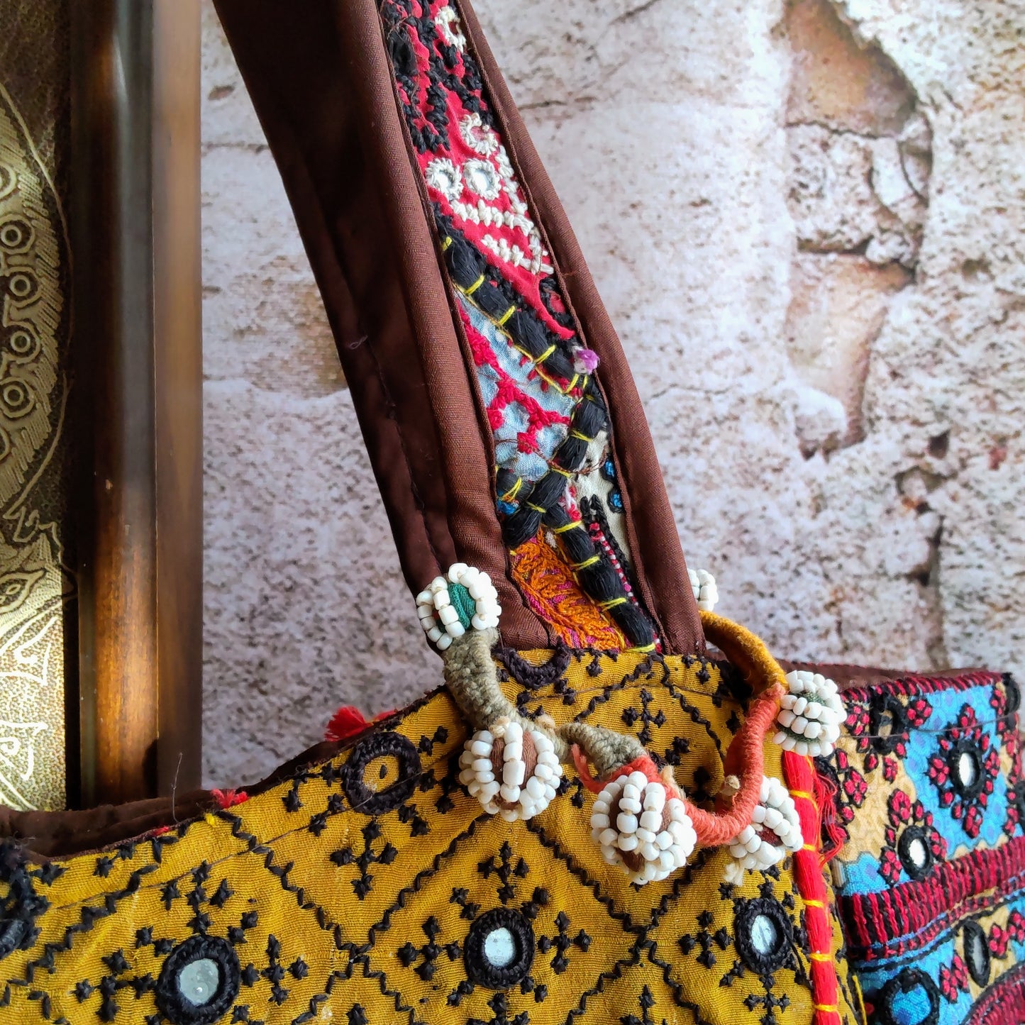 BLT-84a ジャアティエスニックトートバッグ(L)