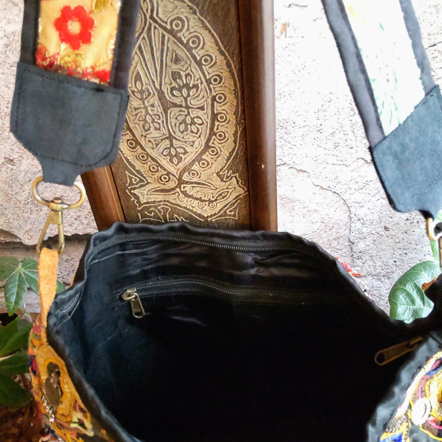 BLS-75b カラフルバンジャラショルダーバッグ