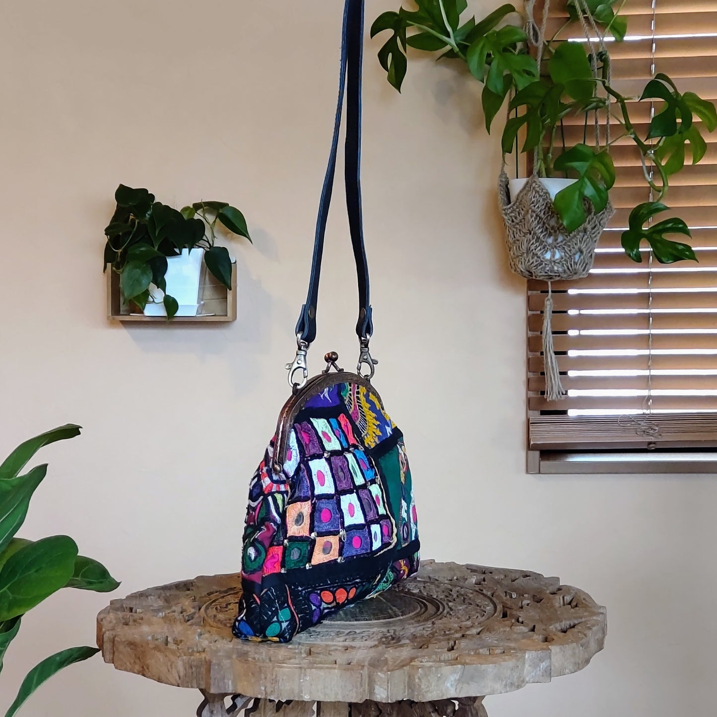 BSS-74aがまぐちエスニックショルダーバッグ(S)